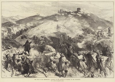 Wojna w Hercegowinie, szturm Powstańców na twierdzę Palanka autorstwa Sir John Charles Robinson