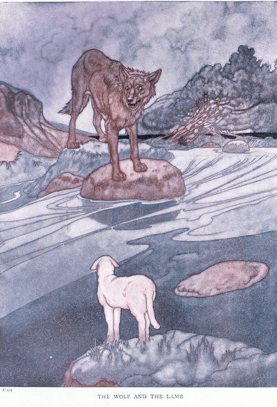 Wilk i baranek, lata 30. XX wieku autorstwa Charles Robinson