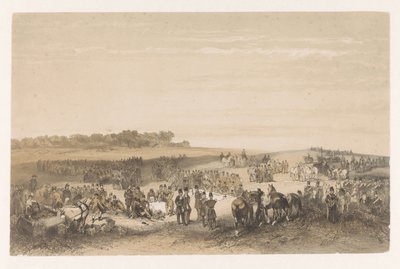 Żołnierze na wrzosowiskach autorstwa Charles Rochussen