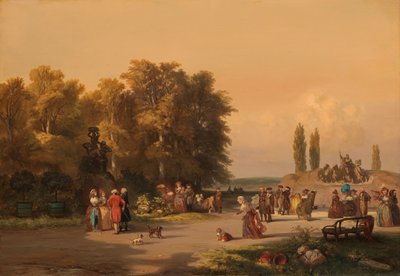 Park w okolicach Paryża autorstwa Charles Rochussen
