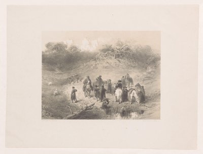 Jeźdźcy w krajobrazie wydm autorstwa Charles Rochussen