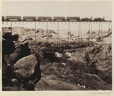 Most Dale Creek autorstwa Charles Roscoe Savage