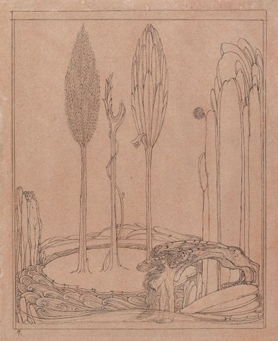 Kucanie nad Marge, koniec XIX wieku autorstwa Charles S Ricketts