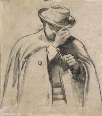 Dante Gabriel Rossetti, ok. 1860 r. autorstwa Charles Samuel Keene
