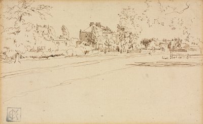 Dom w Hammersmith. autorstwa Charles Samuel Keene