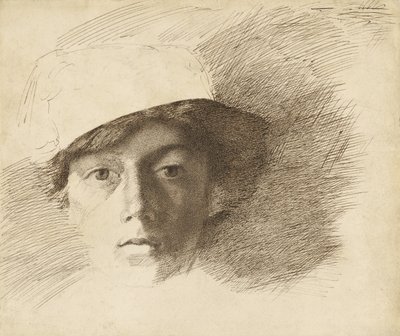 Autoportret autorstwa Charles Samuel Keene