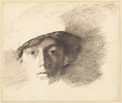 Autoportret autorstwa Charles Samuel Keene