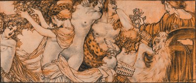 Ilustracja z Rubajjatu Omara Chajjama, XX w. 1914-1915 autorstwa Charles Sergeant Jagger
