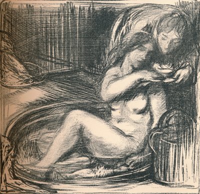„Filiżanka herbaty”, c1891 autorstwa Charles Shannon