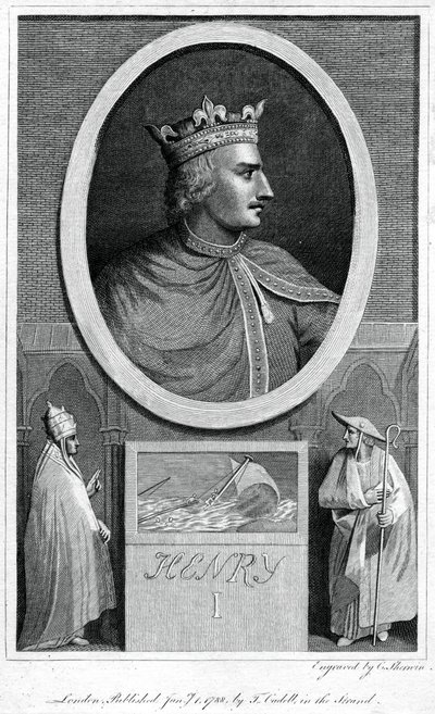 Henryk I, król Anglii, 1788. autorstwa Charles Sherwin