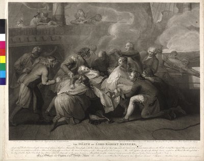 Lord Robert Manners (1758-1782) Śmierć lorda Roberta Mannersa autorstwa Charles Sherwin