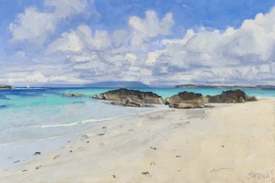 Iona Summer (The Finger), 2015 (olej na płótnie) autorstwa Charles Simpson