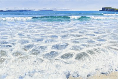 Oldshoremore Sea, 2010 (olej na płótnie) autorstwa Charles Simpson