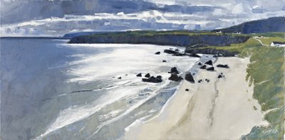 Sango Bay, 2011 (olej na płótnie) autorstwa Charles Simpson