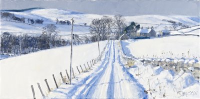 Śnieg, Newhall, 2010 (olej na płótnie) autorstwa Charles Simpson