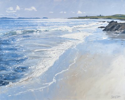 Południe, opactwo Iona, 2013 (olej na płótnie) autorstwa Charles Simpson