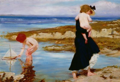 Wodne dzieci, 1903 autorstwa Charles Sims