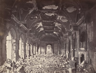 Wielka Sala Rady Stanu, maj 1871. autorstwa Charles Soulier