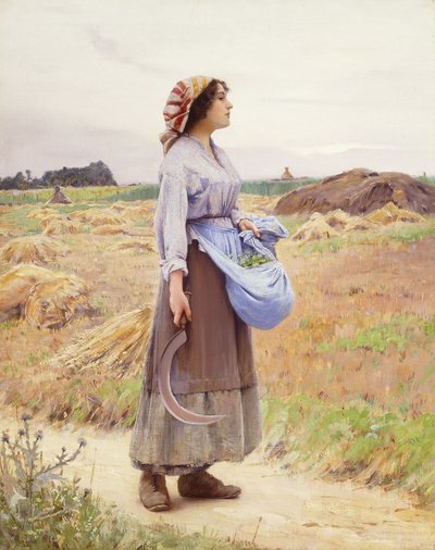 Świeże pokłosie, autorstwa Charles Sprague Pearce