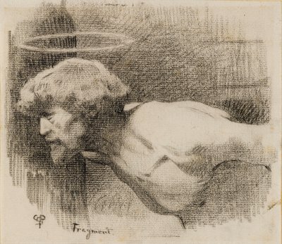 Studium do ścięcia św. Jana Chrzciciela, ok. 1881 (węgiel na grubym kremowym papierze) autorstwa Charles Sprague Pearce