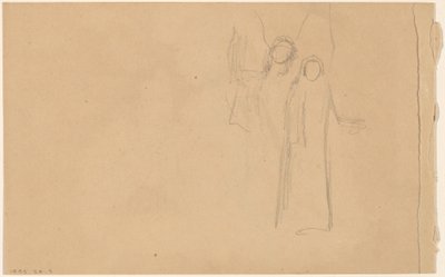 Studium postaci [verso] autorstwa Charles Sprague Pearce