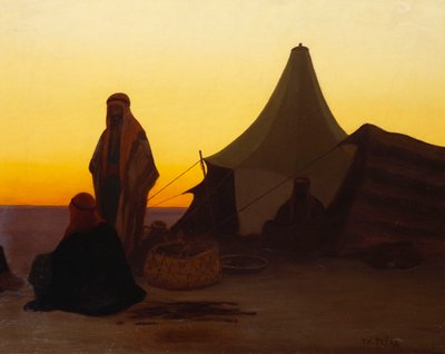 Obóz Arabów autorstwa Charles Theodore Frere