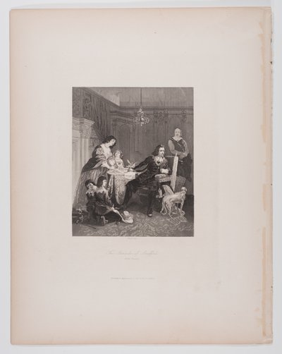 Napastnik z Strafford, według Leutze autorstwa Charles Thomas Burt