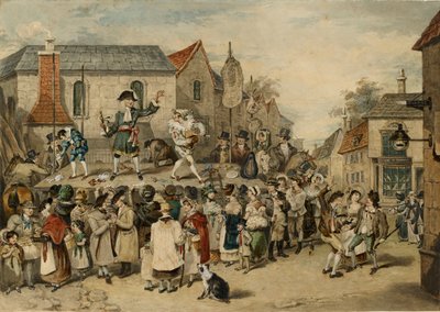 Jarmark w Woodstock, 1838 autorstwa Charles Turner