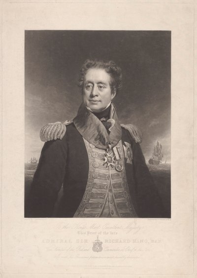 Admirała Sir Richarda Kinga autorstwa Charles Turner
