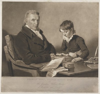 Francis Noel Clark Mundy i jego wnuk, William autorstwa Charles Turner