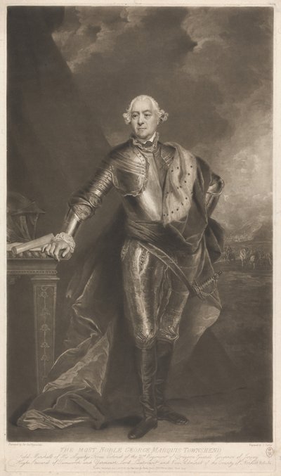 George, pierwszy markiz Townshend autorstwa Charles Turner
