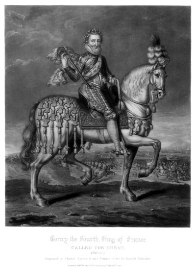 Henryk IV, król Francji, 1816. autorstwa Charles Turner