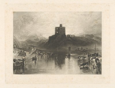 Zamek Norham nad rzeką Tweed autorstwa Charles Turner