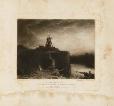 Młyn Rembrandta autorstwa Charles Turner