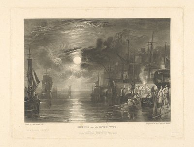 Tarcze nad rzeką Tyne autorstwa Charles Turner
