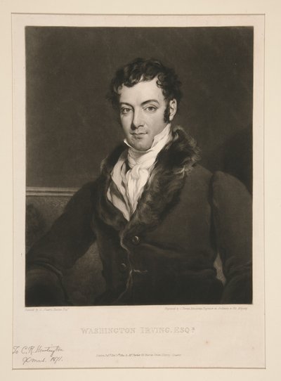 Pan Washington Irving autorstwa Charles Turner