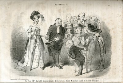 Ilustracja Charlesa Verniera (?-1887) w Le Charivari autorstwa Charles Vernier