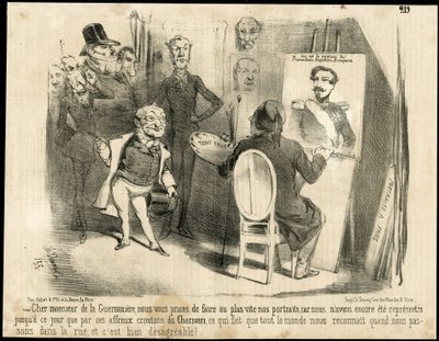 Ilustracja Charlesa Verniera (?-1887) w Le Charivari autorstwa Charles Vernier