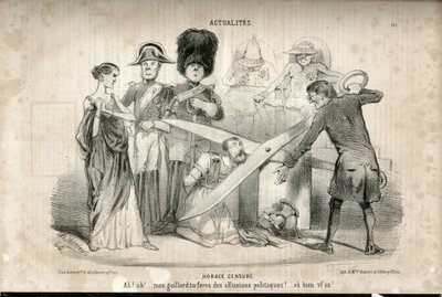 Ilustracja Charlesa Verniera (?-1887) w Le Charivari autorstwa Charles Vernier