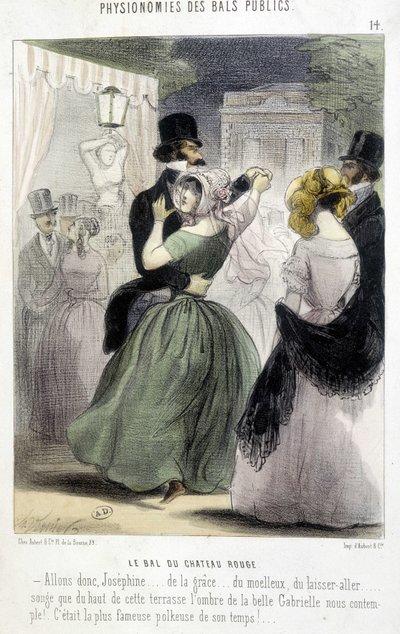 Prom populaire de Paris: Bal Chateau Rouge autorstwa Charles Vernier