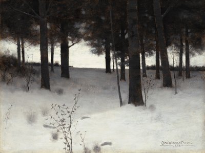Lasy zimą autorstwa Charles Warren Eaton
