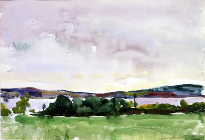 New Hampshire Lake — Raymond, 1927. autorstwa Charles Webster Hawthorne