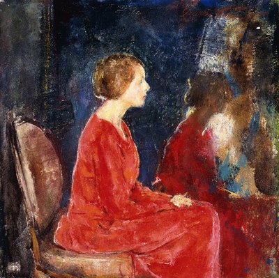 Czerwona Sukienka autorstwa Charles Webster Hawthorne