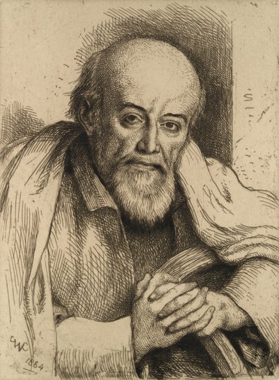 Portret Samuela Palmera, 1884. autorstwa Charles West Cope