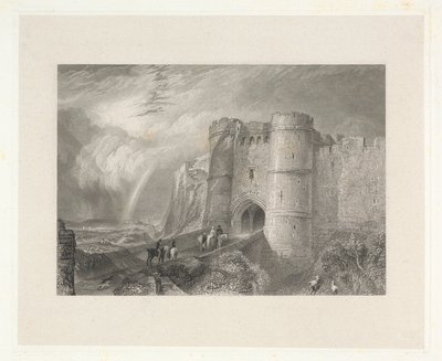 Zamek Carisbrook, wyspa Wight autorstwa Charles Westwood