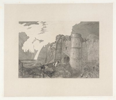 Zamek Carisbrook, wyspa Wight autorstwa Charles Westwood