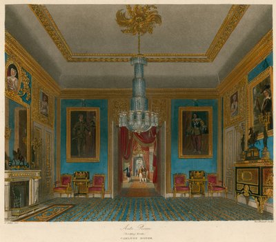 Ante Room, Carlton House, Londyn, patrząc na północ autorstwa Charles Wild