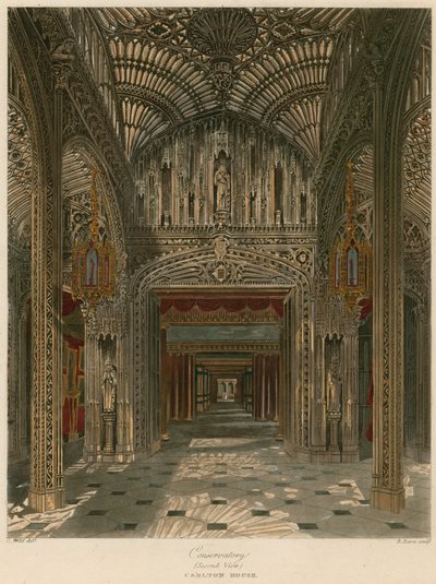 Konserwatorium, Carlton House, Londyn autorstwa Charles Wild