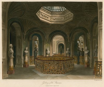 Galeria schodów, Carlton House, Londyn autorstwa Charles Wild