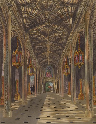 The Conservatory, Carlton House, z „Historii rezydencji królewskich” Williama Henry